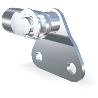 M5 Gelenkauge (16mm) Edelstahl 304 V2A mit Seitenbeschlag (max. 180N)