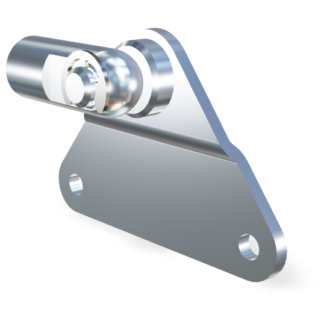 M8 Gelenkauge (27mm) Edelstahl 304 V2A mit Seitenbeschlag