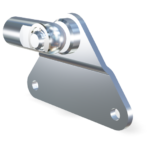 M8 Gelenkauge (27mm) Edelstahl 316 V4A mit Seitenbeschlag