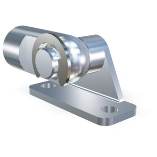 M5 Gelenkauge (16mm) Edelstahl 316 V4A mit Lagerschuh (max. 180N)