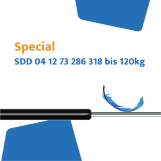 Hahn Schiebetürdämpfer SDD 04 12 73 286 318 bis 120kg