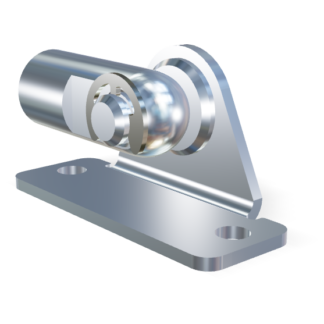 M8 Gelenkauge (27mm) Edelstahl 304 mit Winkelbeschlag